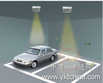 區位車位引導系統結構示意圖 